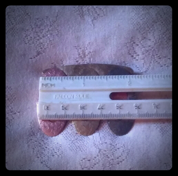 Vintage Baer Mixed Textured Metal Brooch - Picture 7 of 7